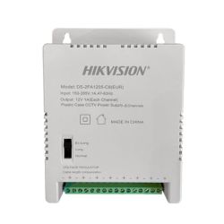 Hikvision 12 Volts 8 Channel Cctv Power Supply - DS-2FA1225-C8 Eur