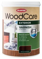 Wood Varnish Exterior Gloss Water-based Woodcare Imbuia 5L