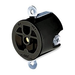 Receptacle Single 15A 125V Br Spec Grade By Hubbell Wiring Device-kellems