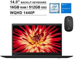 Lenovo 2020 Thinkpad X1 Carbon 14 Inch Wqhd Laptop Intel 4-CORE I7-8650U Up To 4.2GHZ 16GB RAM 512GB SSD Backlit Keyboard Fp Reader Windows