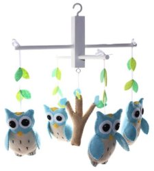 Blue Owls Nursery Mobile