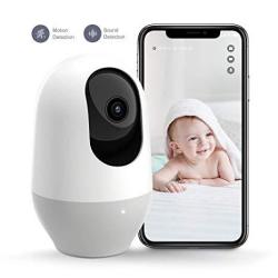 New Version Nooie Baby Monitor Wifi Camera 1080P Pet Camera 360-DEGREE Wireless Ip Camera Home Security Camera Motion Tracking Super Ir Night Vision Two-way