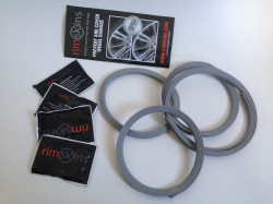 Rim Skins 4 Pack - Silver - 17 Inch Silver