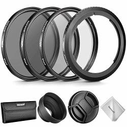 Neewer Lens Accessory Kit For Canon Powershot SX530 Hs SX520 Hs SX60 Hs SX50 Hs SX40 Includes: Filter Adapter Ring + 67MM Filter Set UV CPL ND4