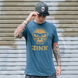 J Nx Brand Blown Up - Mens T-Shirt Navy Large