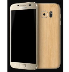 Samsung Galaxy S7 Premium 3M Carbon Fibre Back Skin Bamboo