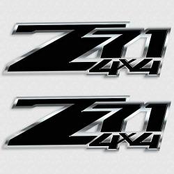 Decals Z71 Black Silverado 4X4 Sticker Set