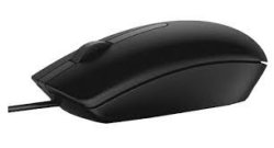 Dell Optical Mouse - MS116 Black Express 1-2 Working Days