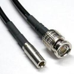 25 Foot Canare Bnc To Din 1.0 2.3 Sdi 3GHZ 75 Ohm L-4CFB Cable By Custom Cable Connection