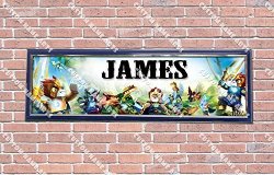 Personalized Customized Legends Of Chima Poster With Frame With Your Name On It Party Door Poster Room Art Decoration Wall Decor