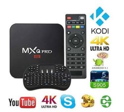MXQ Pro HD 4K Android 7.1.2 Smart Tv Box Netlfix Wifi Kodi With Wireless Keyboard