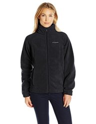 Columbia Women's Petite Benton Springs Full Zip Fleece Jacket - Small - Black