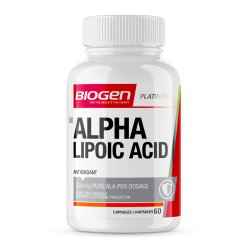 Biogen Platinum Biogen Alpha Lipoic Acid 60 Capsules