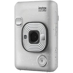 Instax MINI Liplay Hybrid Instant Camera Stone White