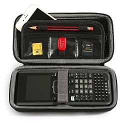 Bovke For Graphing Calculator Texas Instruments Ti-nspire Cx Cas Graphing Calculator Hard Eva Shockproof Carrying Case Storage Travel Case Bag Protective Pouch Box