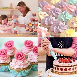 Russian Piping Tips Zanmini Cake Decorating Supplies With Storage Box 24 Stainless Steel Decorating Tips 2 Pastry Bags 2 Reusable Couplers Best Mothers Day Gifts 2018