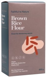 Faithful To Nature Brown Rice Flour 650G