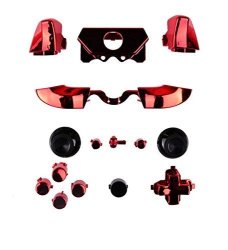 Ambertown Bumpers Triggers Buttons Dpad Lb Rb Lt Rt For Xbox One Elite Controller Chrome Red