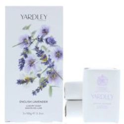 Yardley London Luxury Soap - English Lavender 3 Pack 100G - Parallel Import
