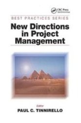 New Directions In Project Management Paperback