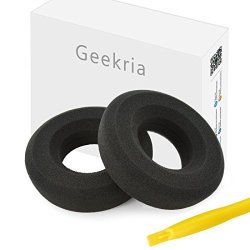 Geekria Comfort Foam Replacement Ear Pads For Grado SR80I SR80 SR60I SR60 SR225I SR225 SR125I SR125 RS2I RS1I GS1000I Headphones Earpads Headset Ear Cushion