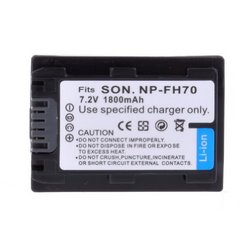 Replacement Sony Np-fh70 Battery For Sony Handy Cam Dcr-dvd850 Sx40 Sx41 Sx60 Hdr-cx100 Tg5 Cx500 Cx520 Xr100 Xr200 Xr500 Xr520 Camcorders