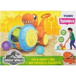 Tomy Toomies Pick & Push Tyrannosaurus Trolley