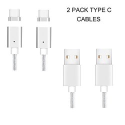 Magnetic Charging Cable For Type C Nylon Braided 3.3FT For LG G5 V20 Nexus 5 X 6P Huawei P9 Plus Oneplus 2 3 Galaxy