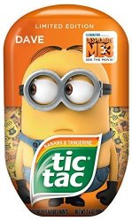 Tic Tac Despicable Me 3 Banana & Tangerine 1.17 Pound Pack Of 4