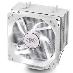 Deepcool Gammaxx 400 Cpu Air Cooler '4 Heatpipes 1X120 Mm Pwm Fan For Intel And Amd Sockets AM4 Compatible White LED