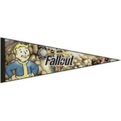 Fanattik Felt Pennant Wallscrolls - Fallout Vaultboy