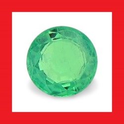 Emerald - Nice Green Round Facet - 0.10cts