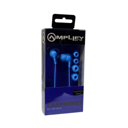Amplify AMP-1002-BL Pro Jazz Series Earphones Blue