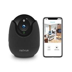 NETVUE 1080P Home Security Wifi Camera Compatible With Alexa Echo Show 2 Way Audio And Night Vision Wireless Ip Camera With Motion Detection P t z