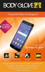 Body Glove Tempered Glass Screen Protector For Huawei Y3 2018 - Clear