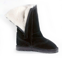 CarbonSA Carbon Sa Sheepskin Ugg Boots - Black