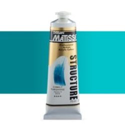 Matisse Structure Acrylic Paint 75ML Tube Cobalt Turquoise