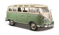 Maisto - 1 25 Volkswagen Samba Van - Green