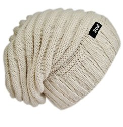 Frost Hats Slouchy Winter Hat Warm Chunky Knit Beanie M2013-60 Beige