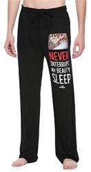 The Exorcist Never Interrupt My Beauty Guys Men's Black Lounge Pants Pajama Bottoms Sleep Pj Medium