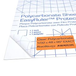 Lexan Sheet - Polycarbonate - .030 - 1/32 Thick, Clear, 24 x 48 Nominal