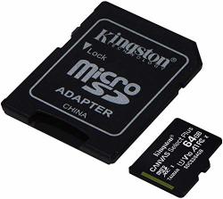 64GB Kingston Samsung Galaxy S20 Ultra 5G Microsdxc Canvas Select Plus Card Verified By Sanflash. 100MBS Works With Kingston
