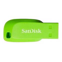 SanDisk Cruzer Blade - Usb Flash Drive - 8 Gb - Electric Green