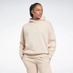Reebok Women's Lux Hoodie - Soft Ecru - Medium