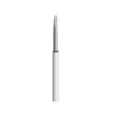 Zhongjiuyuan 100PCS R7 Pin Round Needles For Eyebrow Tattoo Manual Microblading Pen Semi Permanent Makeup Fog Pen Needle