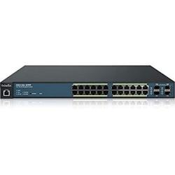 EnGenius 24 Gigabit 802.3AT AF Poe+ Port Full Power Layer 2 Managed Switch 4 Sfp Ports 410W Poe Budget With Centralize