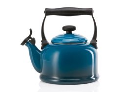 Le Creuset Traditional Whistling Stovetop Kettle 2.1L Deep Teal