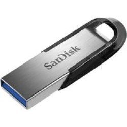 SanDisk Ultra Flair 32GB USB3.0 Flash Drive In Black Silver