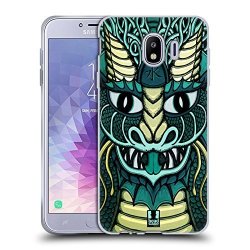 Head Case Designs Water Dragons Of Elements Soft Gel Case For Samsung Galaxy J4 2018