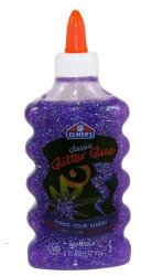 Elmer's Washable Glitter Glue 6 Oz. Bottle Purple